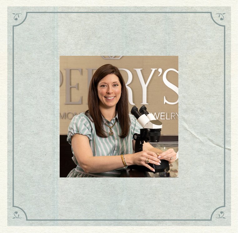 Hadley Perry in the Perry&rsquo;s showroom