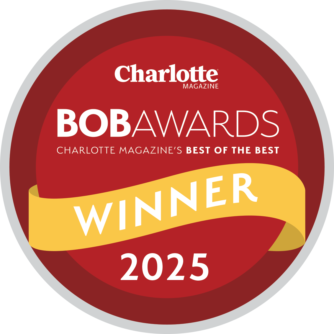 Charlotte Magazine BOB Awards winner 2025